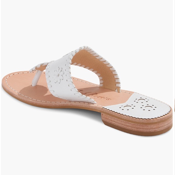 Jacks Flat Sandal size 8.5 White - Picture 2 of 5